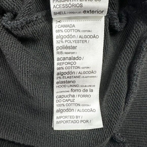 Puma Juniors Ombre Drawstring Black Hoodie With Multicolor Drawstrings Size S - Picture 6 of 10